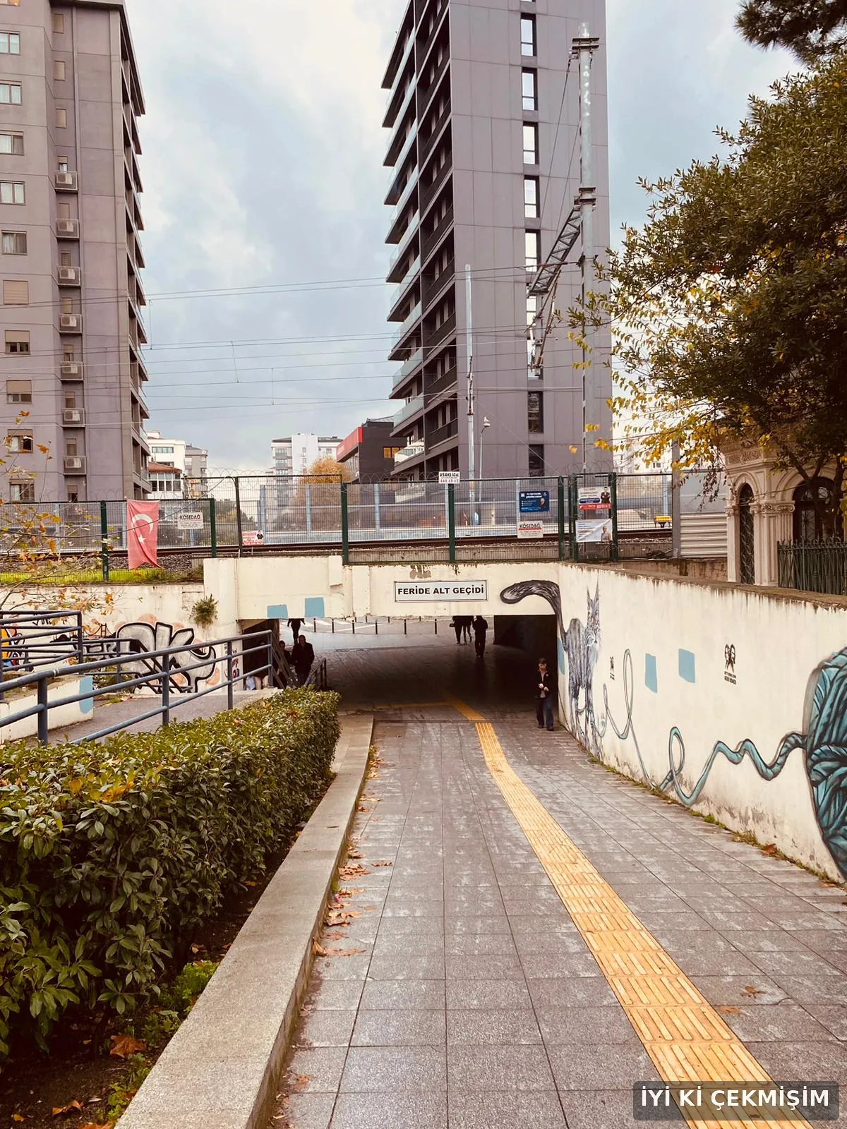 Kadıköy Feride Alt Geçidi, 2025: Yaya yolundan geniş açı